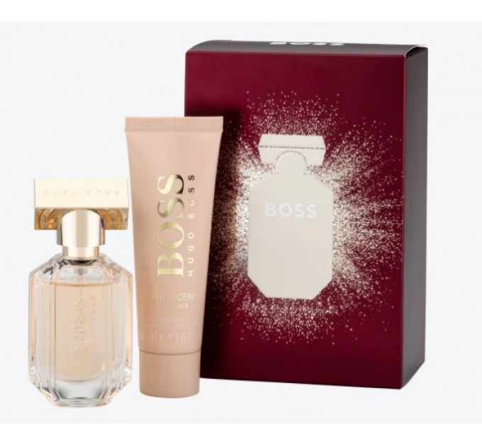 Подарунковий набір парфумована вода та лосьйон для тіла Hugo Boss The Scent for her (30 мл та 50 мл)