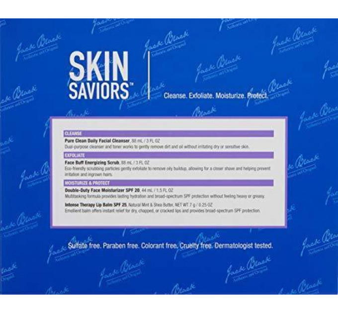 Набор средств по уходу за кожей Jack Black Skin Saviors (4 предмета)