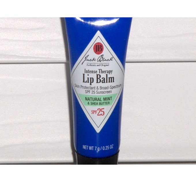 Чоловічий бальзам для губ Jack Black Intense Therapy Lip Balm SPF 25 з олією ши та м'ятою (9 гр)