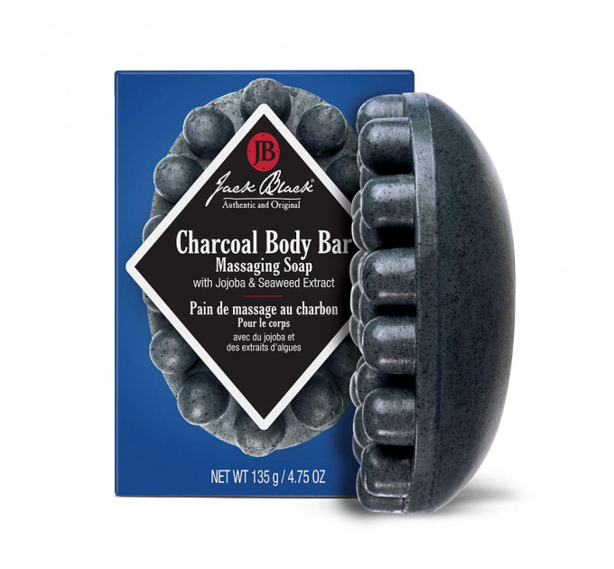 Мыло-скраб для мужчин Jack Black Charcoal Body Bar Massaging Soap (135 гр)
