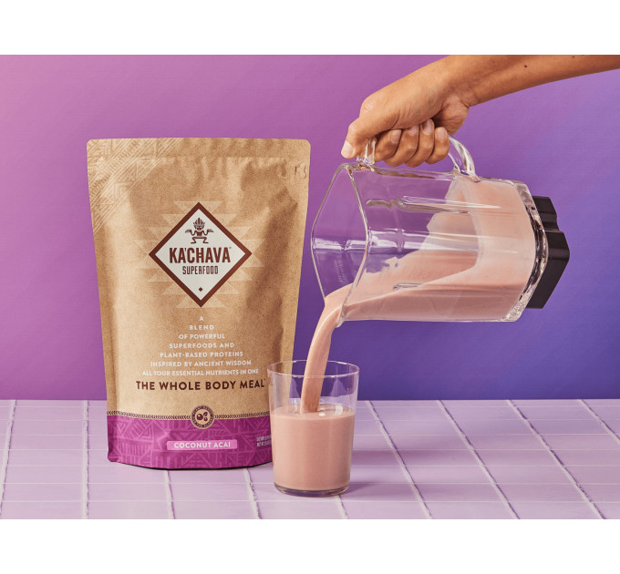 Протеїн з вітамінами Ka'Chava Superfood Кокос Асаї (930 гр на 15 порцій)