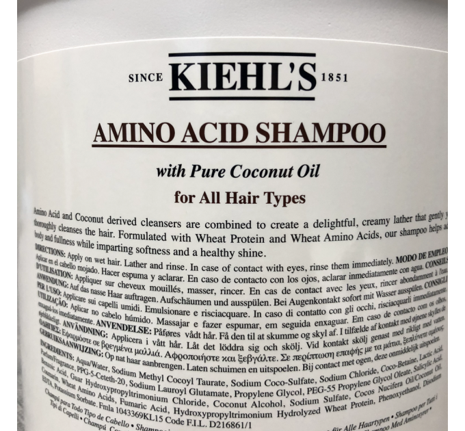 Шампунь для всех типов волос с аминокислотами Kiehl's Amino Acid Shampoo