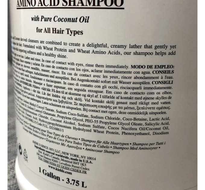 Шампунь для всех типов волос с аминокислотами Kiehl's Amino Acid Shampoo