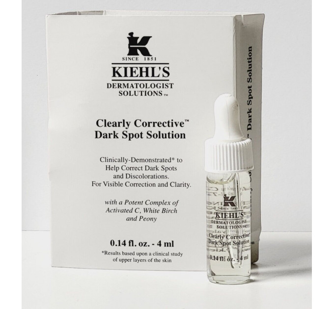 Сироватка для рівного тону шкіри Kiehl's Clearly Corrective Dark Spot Solution (4 мл)