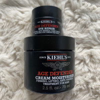 Чоловічий набір Kiehl's Age Defender Cream Moisturizer And Kiehl's Age Defender Eye Repair (зволожуючий крем для обличчя 75 мл та крем для очей 14 мл)