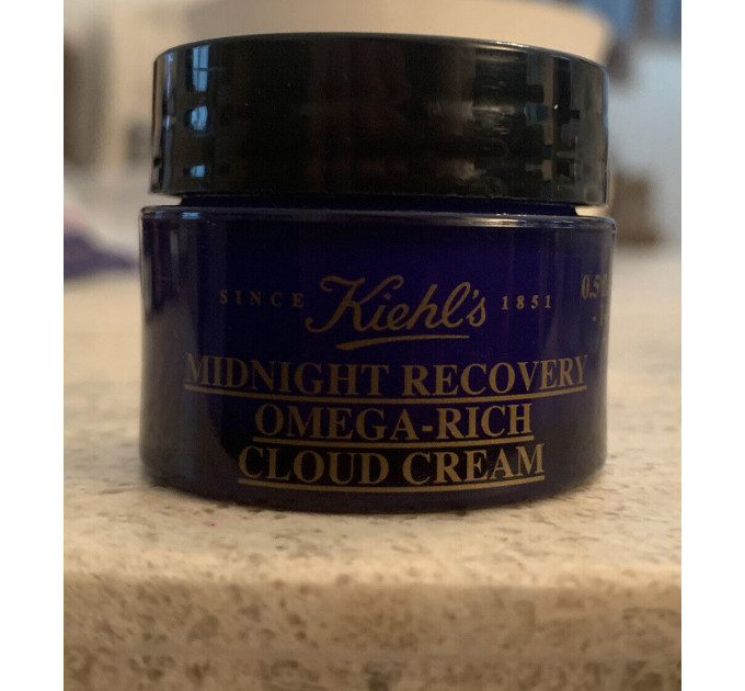 Ночной восстанавливающий крем для лица Kiehl's Midnight Recovery Omega Rich Cloud Cream (14 мл)