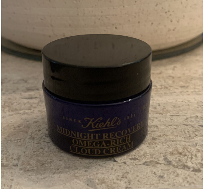 Нічний відновлювальний крем для обличчя Kiehl's Midnight Recovery Omega Rich Cloud Cream (14 мл)