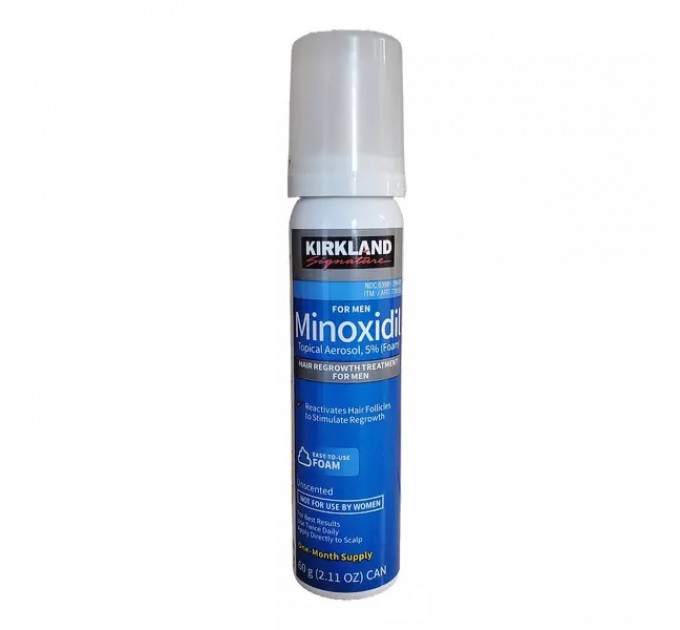 Піна для лікування випадіння волосся у чоловіків Kirkland Minoxidil 5% (60 гр)