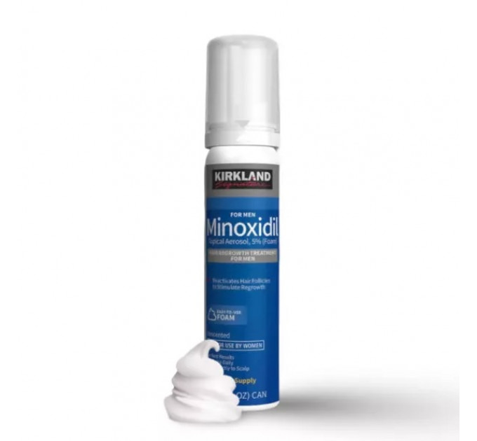 Піна для лікування випадіння волосся у чоловіків Kirkland Minoxidil 5% (60 гр)