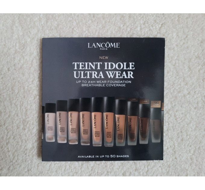Тональна основа Lancome Teint Idole Ultra Wear набір пробників 8 штук по 0,05 мл
