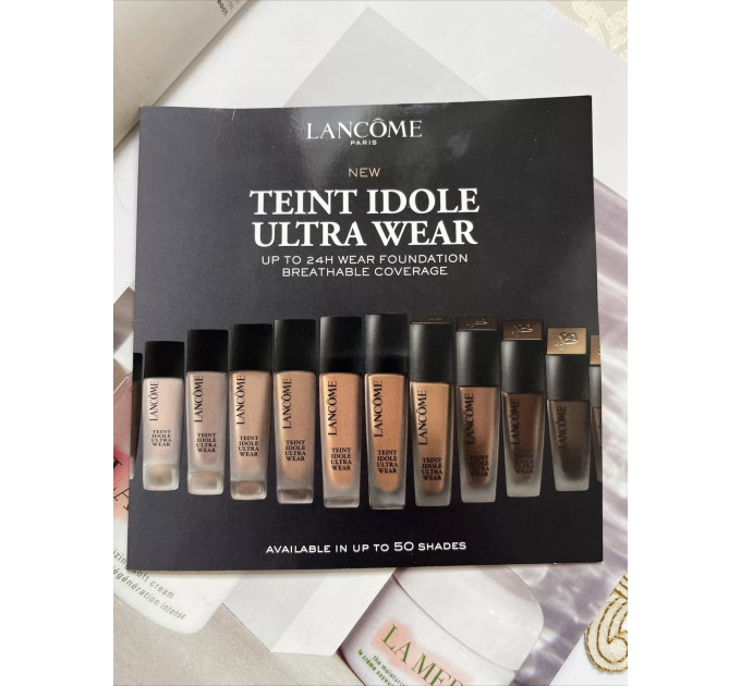 Тональна основа Lancome Teint Idole Ultra Wear набір пробників 8 штук по 0,05 мл