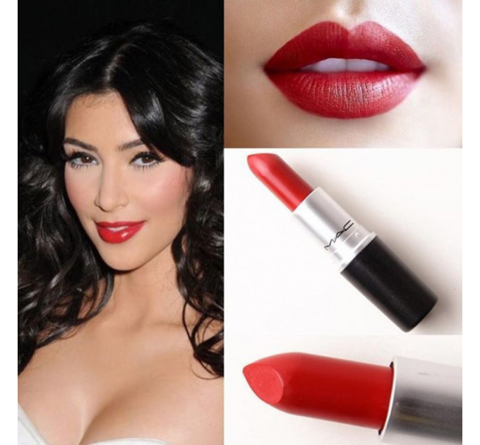Набор для губ Mac Lip Duo (карандаш Mac Pencil Follow Your Heart 1,45 г и помада Mac Matte Lipstick Russian Red 3 г)