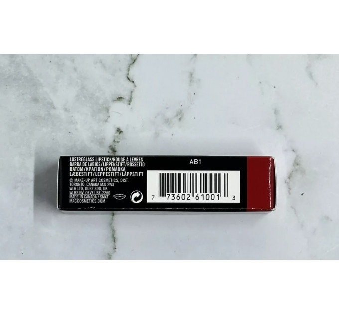 Глянцева губна помада MAC Lustre Glass 502 Cockney (3 гр)