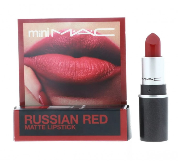 Губна помада MAC Lipstick Russian Red червона 