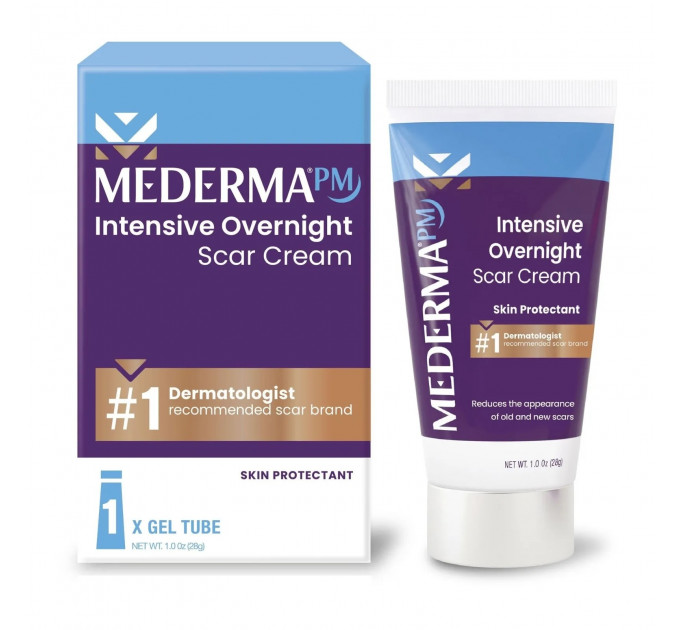 Інтенсивний нічний гель від рубців і шрамів Mederma PM Intensive Overnight Scar Cream