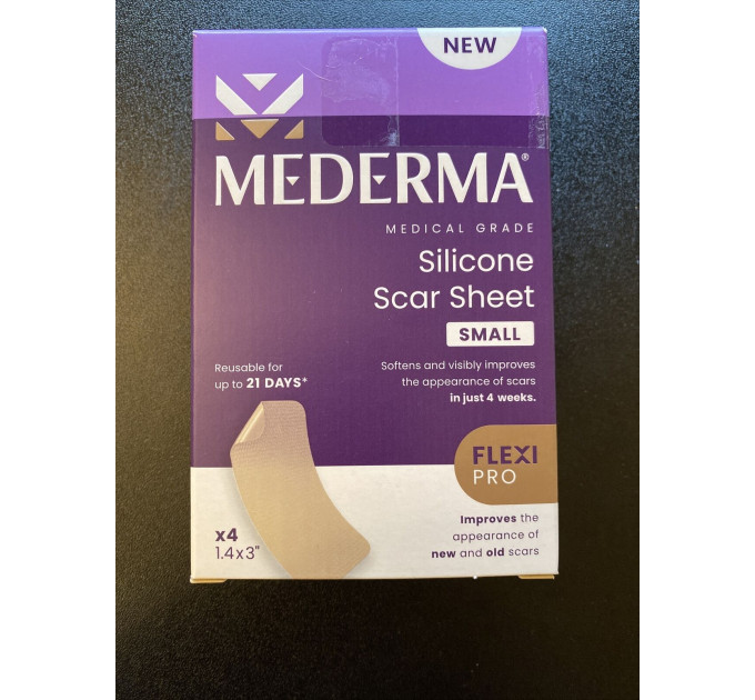 Силіконовий пластир від шрамів та рубців Mederma Silicone Scar Sheet