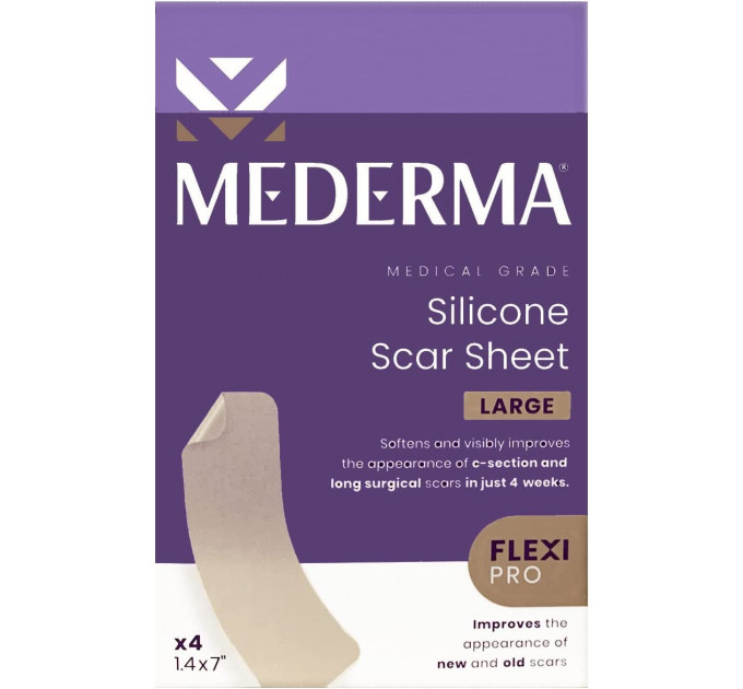 Силиконовый пластырь от шрамов и рубцов Mederma Silicone Scar Sheet