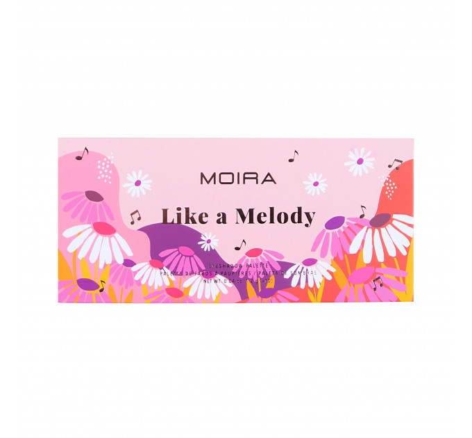 Палетка тіней для повік Moira Beauty Like a Melody 10 кольорів