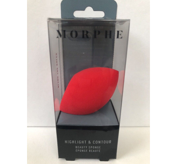 Спонж для макияжа Morphe Highlight & Contour Beauty Sponge (красный)