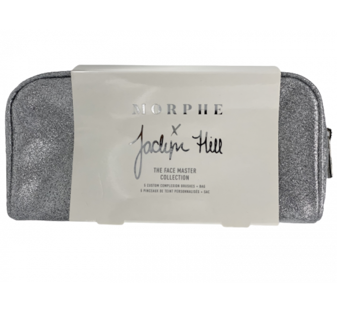 Набір пензлів для макіяжу Morphe x Jaclyn Hill у косметичці The Face Master Collection 5 шт