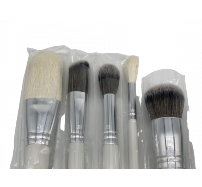 Набір пензлів для макіяжу Morphe x Jaclyn Hill у косметичці The Face Master Collection 5 шт