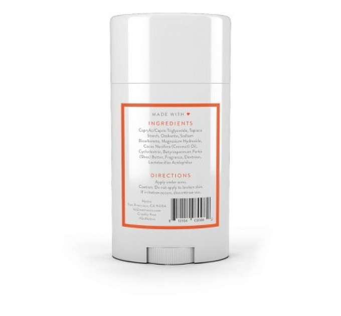Дезодорант твёрдый Native Deodorant Citrus & Herbal Musk унисекс (75 гр) без алюминия и без спирта