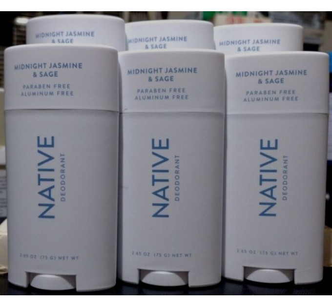 Органічний дезодорант Native Deodorant з ароматом жасмину та шавлії унісекс 75 гр без алюмінію та без спирту