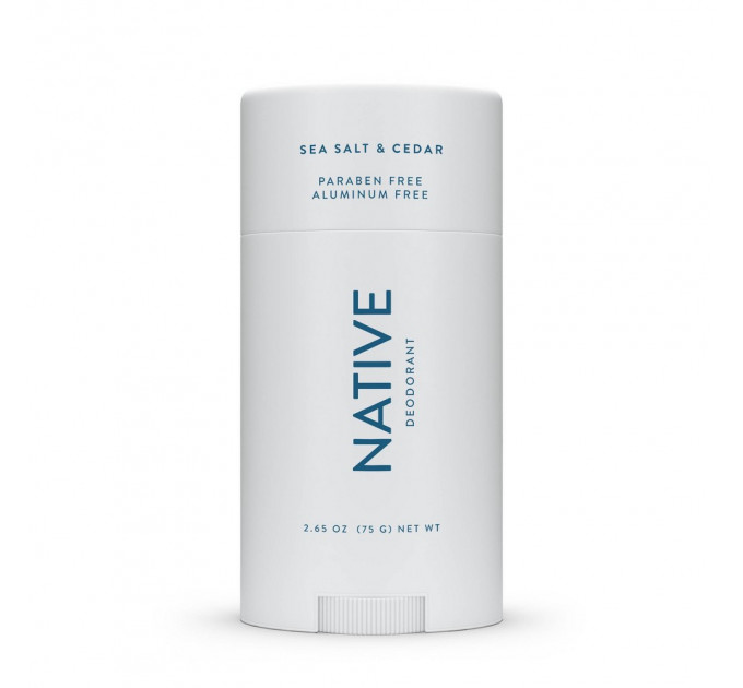 Органічний дезодорант Native Deodorant із запахом морської солі та кедра унісекс 75 гр без алюмінію та без спирту