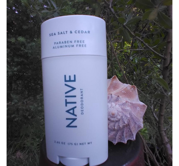 Органічний дезодорант Native Deodorant із запахом морської солі та кедра унісекс 75 гр без алюмінію та без спирту