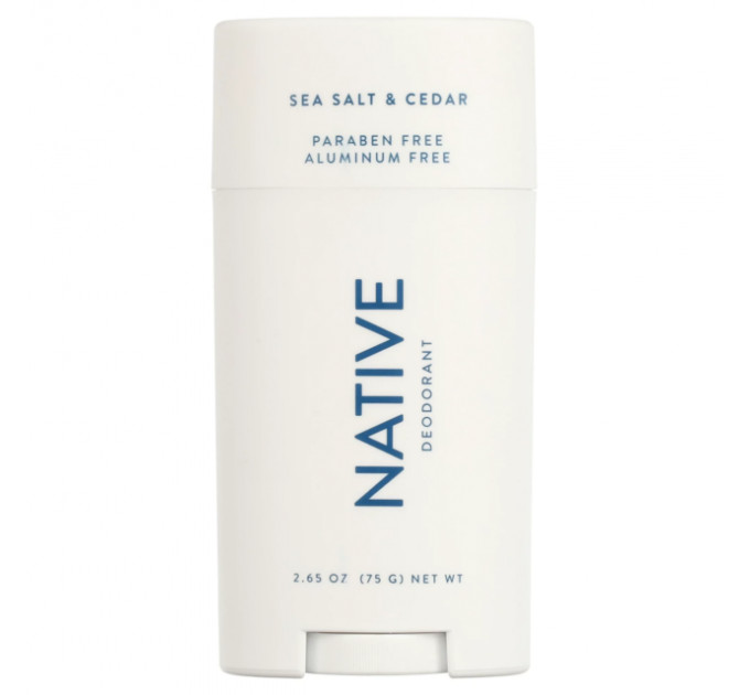 Органічний дезодорант Native Deodorant із запахом морської солі та кедра унісекс 75 гр без алюмінію та без спирту
