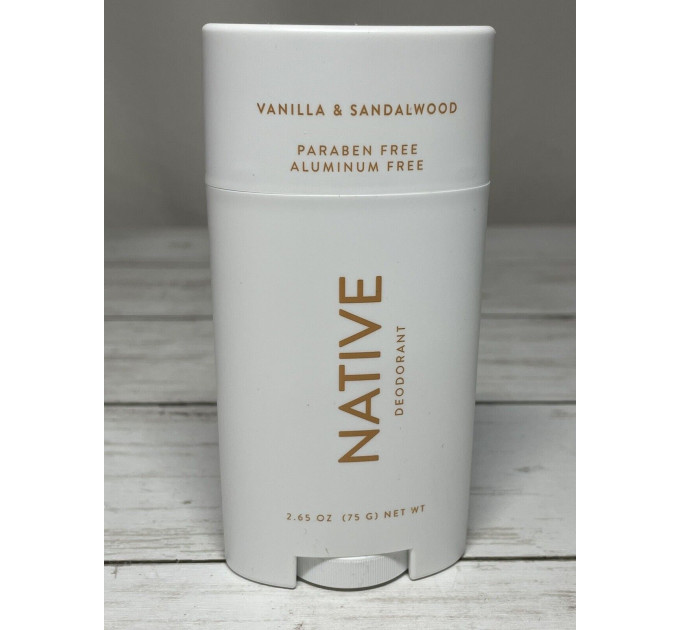 Органічний дезодорант Native Deodorant з ароматом ванілі та сандалу унісекс 75 гр без алюмінію та без спирту