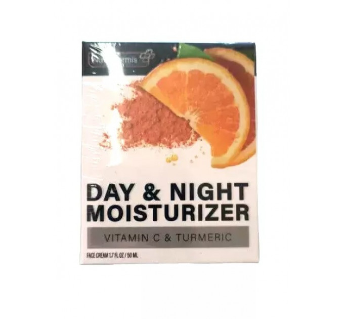 Зволожуючий крем для обличчя Nuvadermis з вітаміном С і куркумою (50 мл)