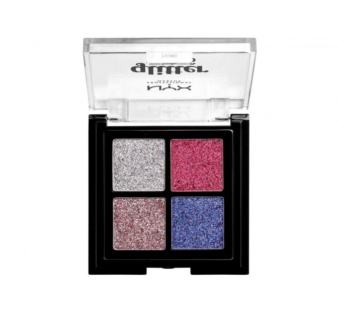 Палетка кремових гліттерів для макіяжу NYX Professional Makeup Glitter Goals Cream Palette Love On Top (GGCQP03) 4 г