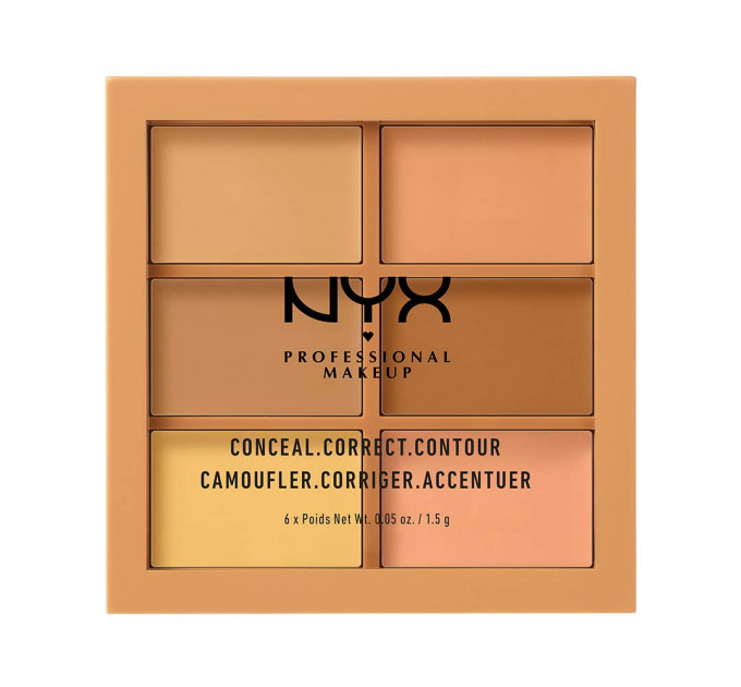 Палитра для контуринга и коррекции NYX Conceal Correct Contour Palette (6 оттенков)