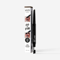 Олівець-помада для брів NYX Professional Makeup Fill & Fluff Ash Brown Попелясто-коричневий (0,2 гр)