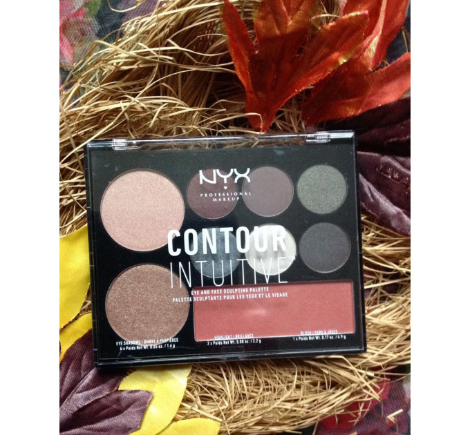 Палетка NYX Cosmetics Contour Intuitive Palette (Plum Metals)
