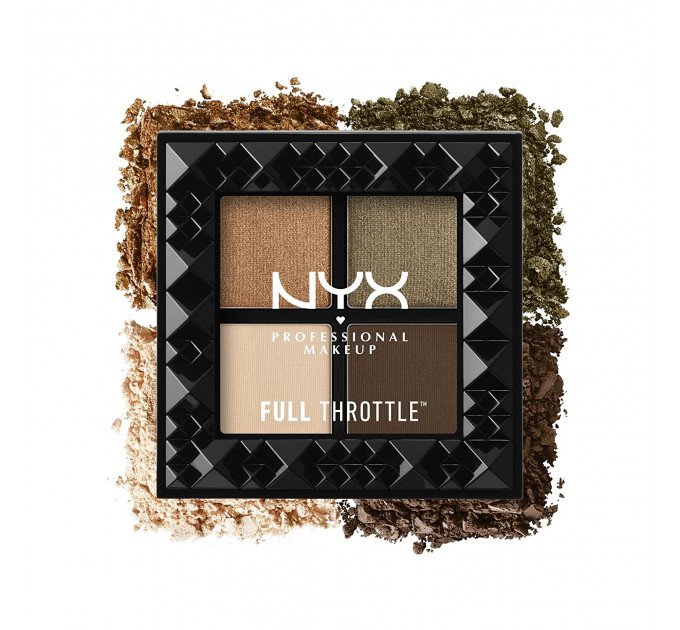 Палітра тіней для очей Nyx Cosmetics Full Dleact Thadow Palett (4 відтінки)