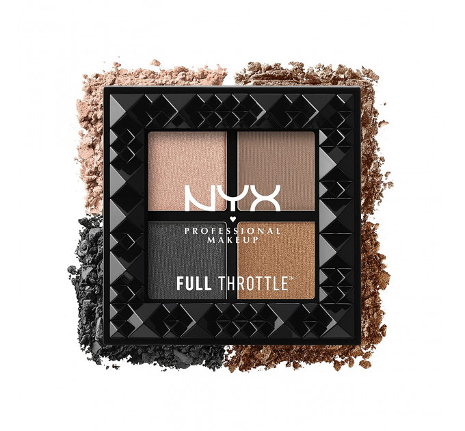 Палітра тіней для очей Nyx Cosmetics Full Dleact Thadow Palett (4 відтінки)