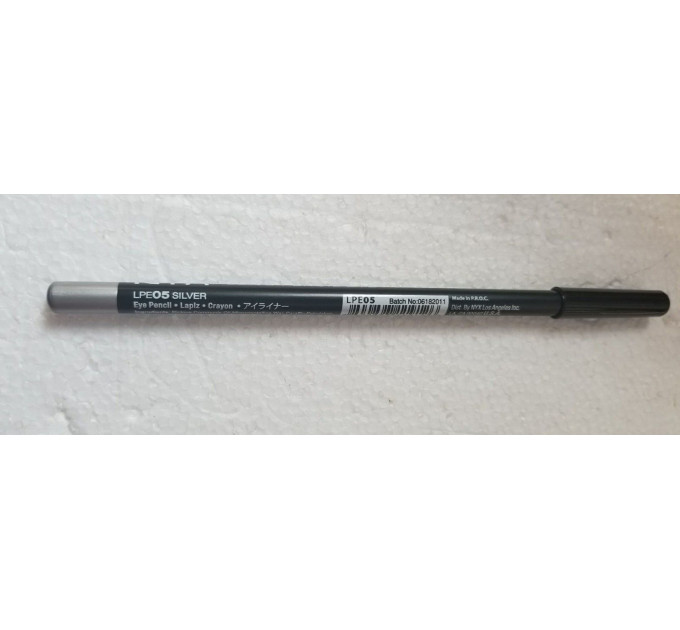 Олівець для очей NYX Cosmetics Long Eye Pencil Silver
