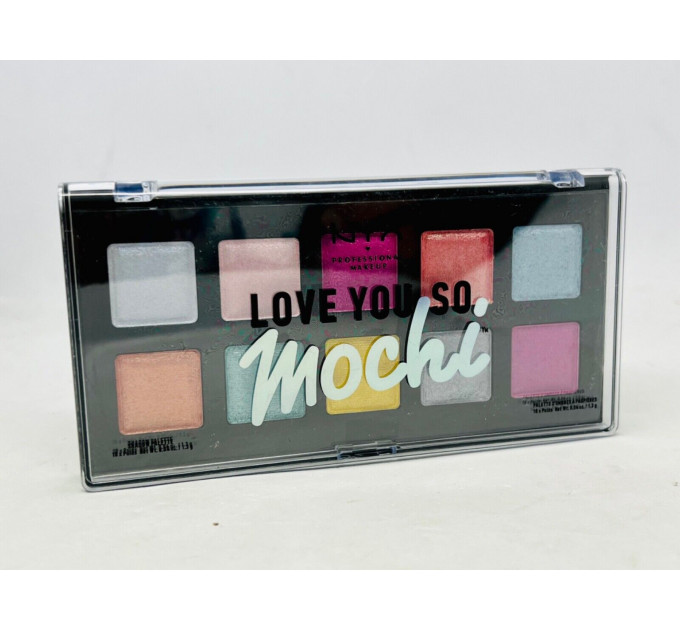 Палітра тіней NYX Cosmetics Love You So Mochi Eyeshadow Palette (10 відтінків)