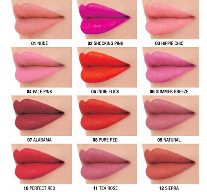 Набор матовых помад для губ NYX Cosmetics Matte Lipstick (45 шт)