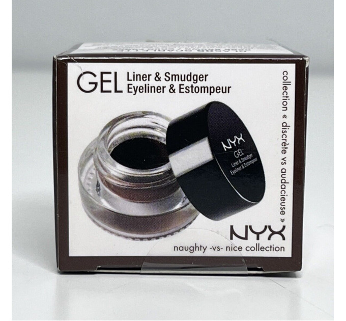 Гелевая подводка NYX Cosmetics Gel Liner and Smudger (3 г)
