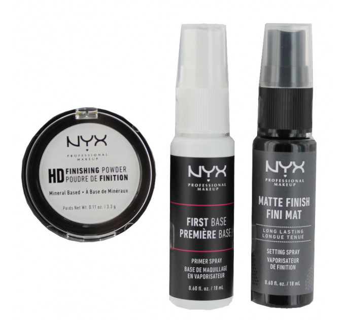 Дорожній набір NYX Cosmetics Ready Prep Go Jet Set Travel Kit (7 предметів)