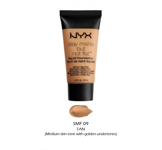 Тональна основа NYX Cosmetics Stay Matte But Not Flat Liquid Foundation (35 мл)