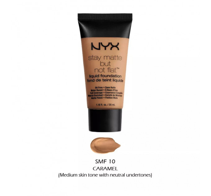 Тональна основа NYX Cosmetics Stay Matte But Not Flat Liquid Foundation (35 мл)