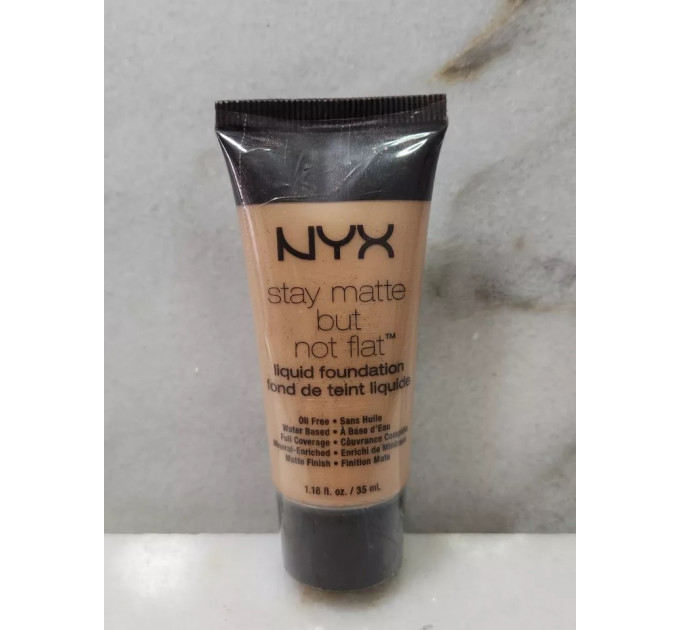 Тональна основа NYX Cosmetics Stay Matte But Not Flat Liquid Foundation (35 мл)