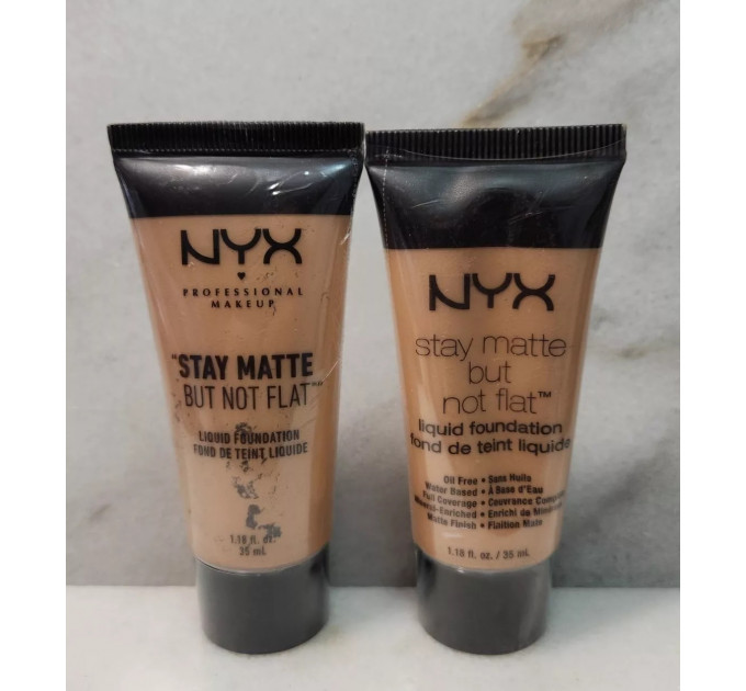 Тональна основа NYX Cosmetics Stay Matte But Not Flat Liquid Foundation (35 мл)
