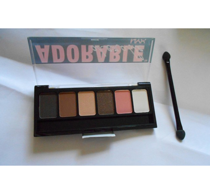 Палітра тіней NYX Cosmetics The Adorable Shadow Palette (6 відтінків)