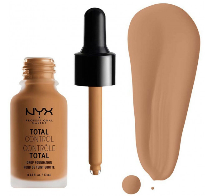 Стойкая тональная основа NYX Cosmetics Total Control Drop Foundation (13 мл)