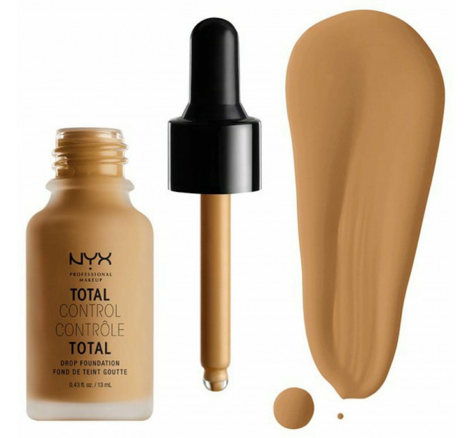 Стійка тональна основа NYX Cosmetics Total Control Drop Foundation (13 мл)